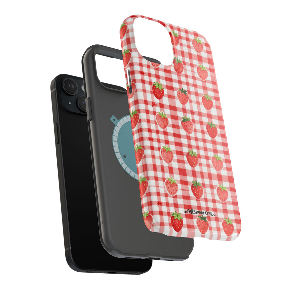Strawberry Gingham - Extreme MagSafe Phone Case