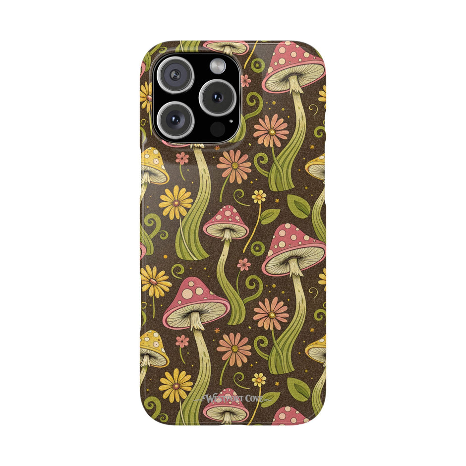 Magic Mushroom - Essential Phone Case – Retro Psychedelic Botanical Design