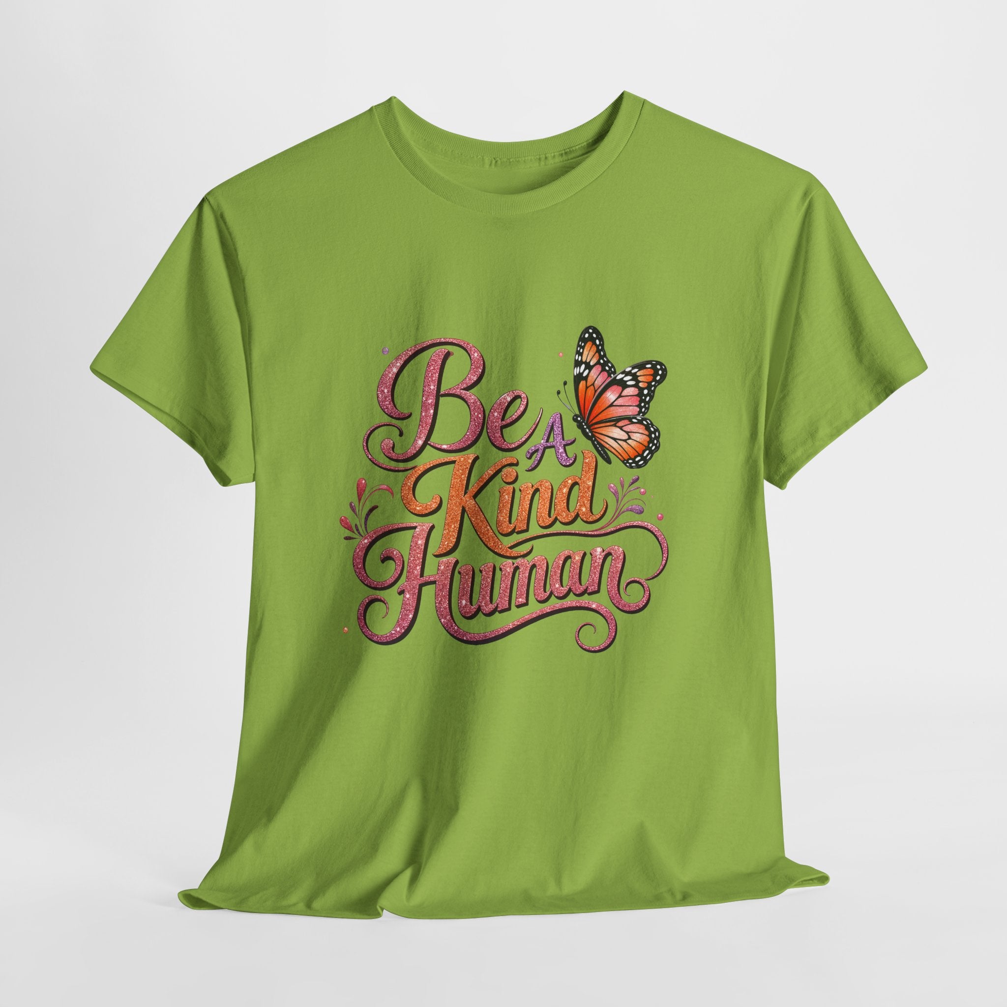 Be Kind Human T-Shirt — Butterfly Inspirational Graphic Tee