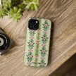 Pink Orchid Floral, Embedded Magnet Phone Case, Tough Dual Layer Protection, Unique Gift for Her or Him, iPhone Samsung Phone Cover, Matte or Glossy Finish