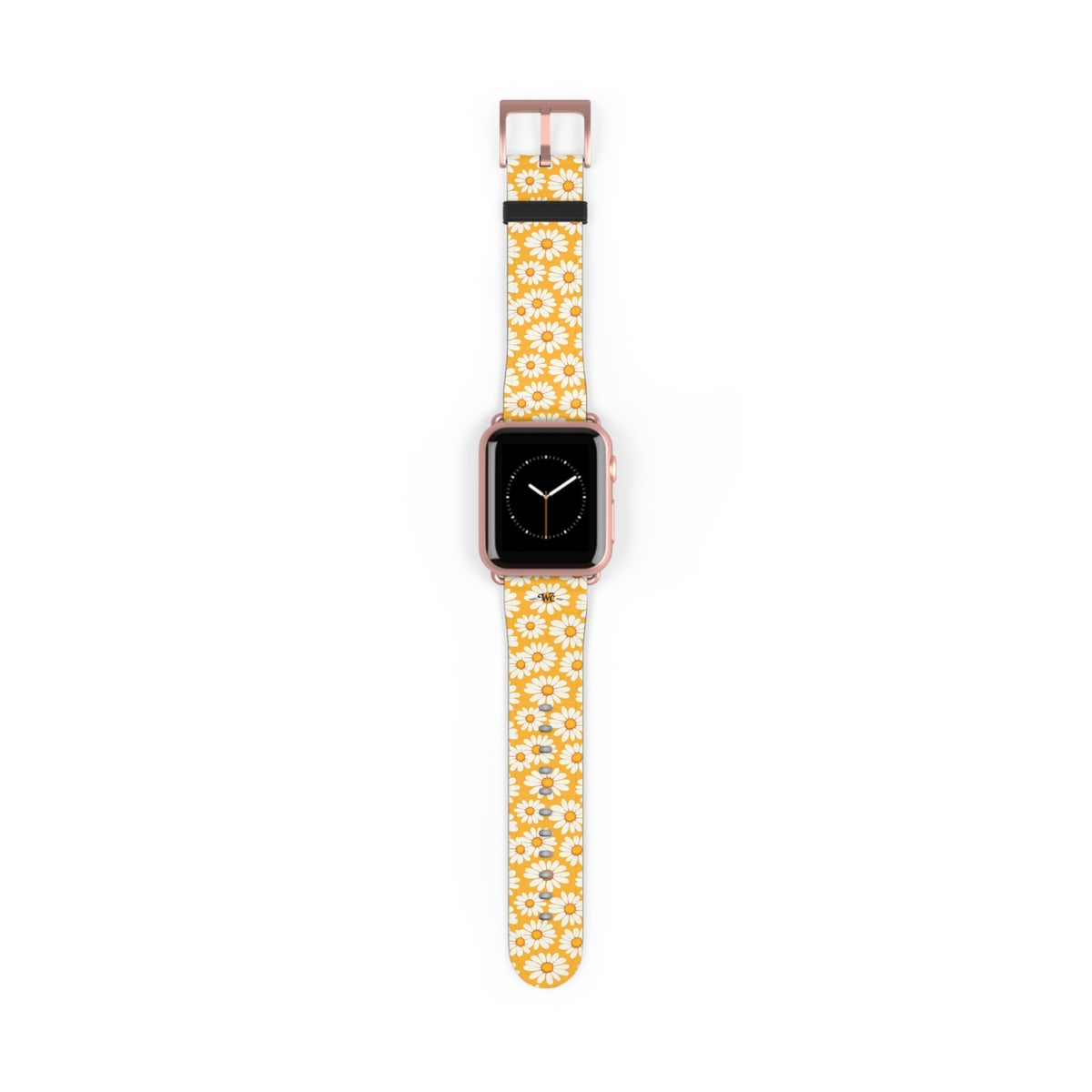 Daisy Chain - Apple Watch Band - Floral Watch Band - Yellow Daisy Pattern Apple Watch Strap