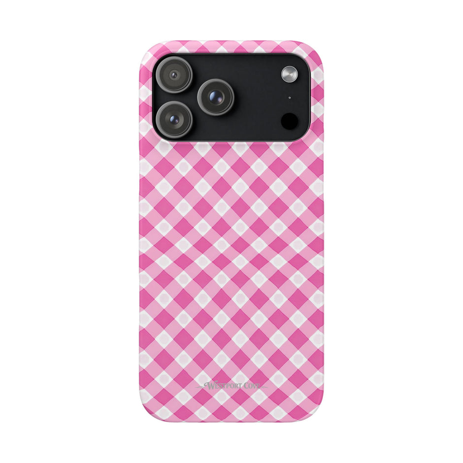 Pink Gingham - Elite Case