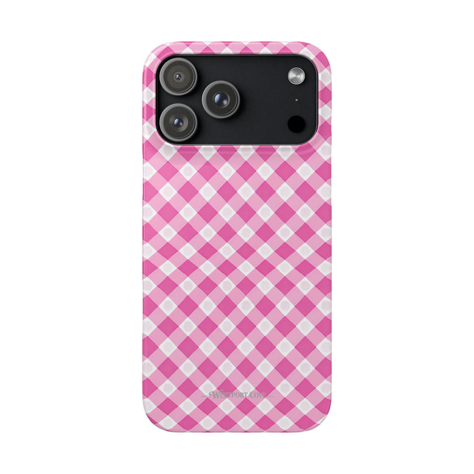 Pink Gingham - Elite Case