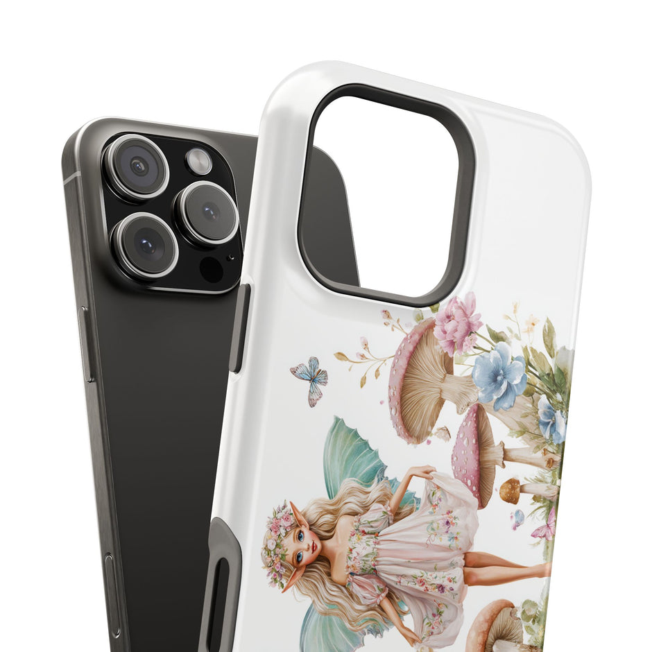 Fairy Vintage Mushroom Garden - Extreme Impact MagSafe Phone Case