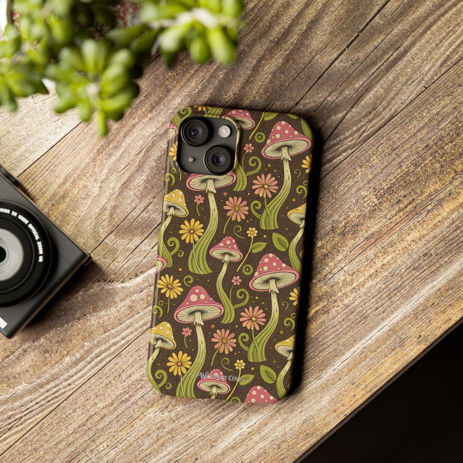 Magic Mushroom - Essential Phone Case – Retro Psychedelic Botanical Design