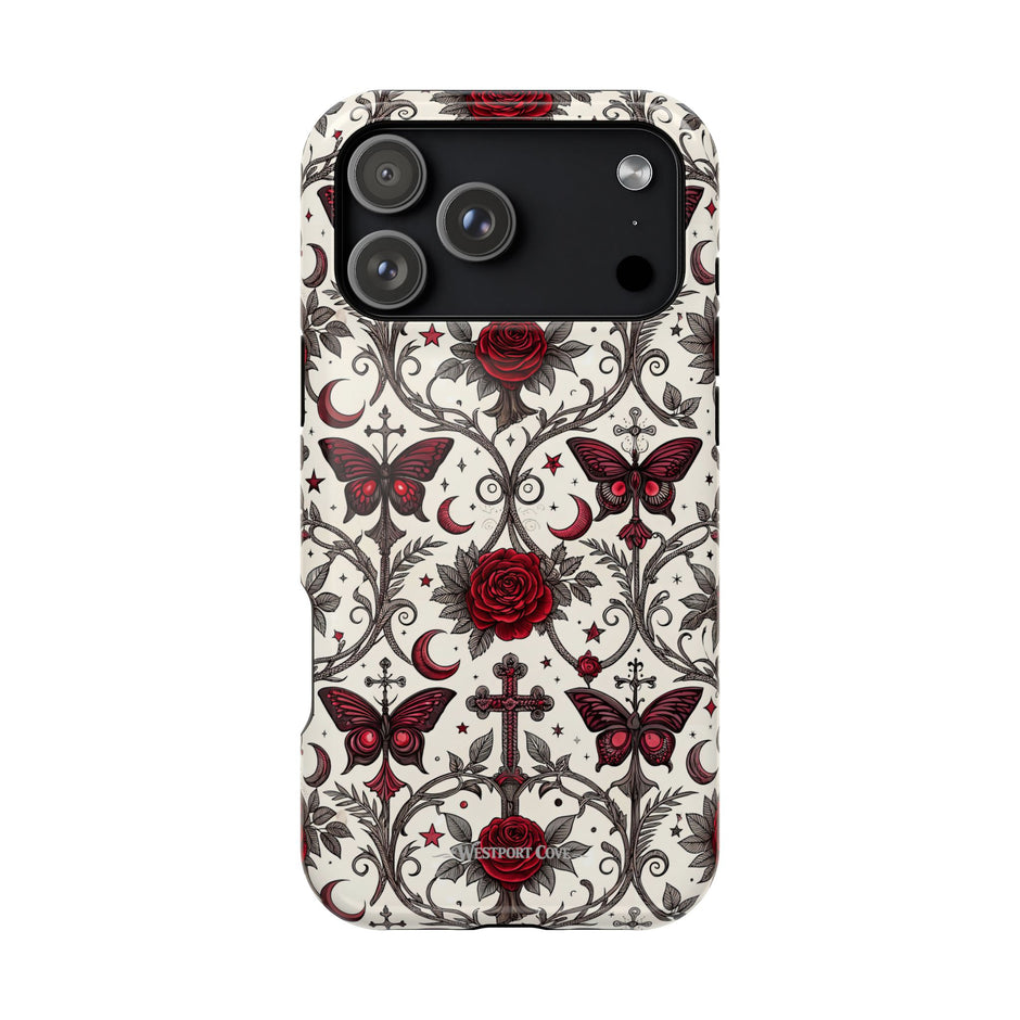Rose & Butterfly - Extreme MagSafe Phone Case