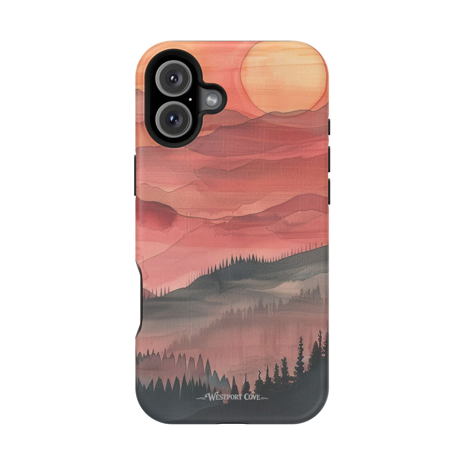 Sunset Mountain - Extreme MagSafe Phone Case
