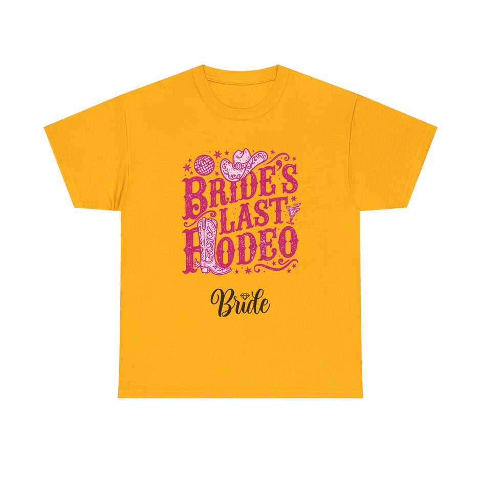 Bride's Last Rodeo Tee — Western Bachelorette Shirt