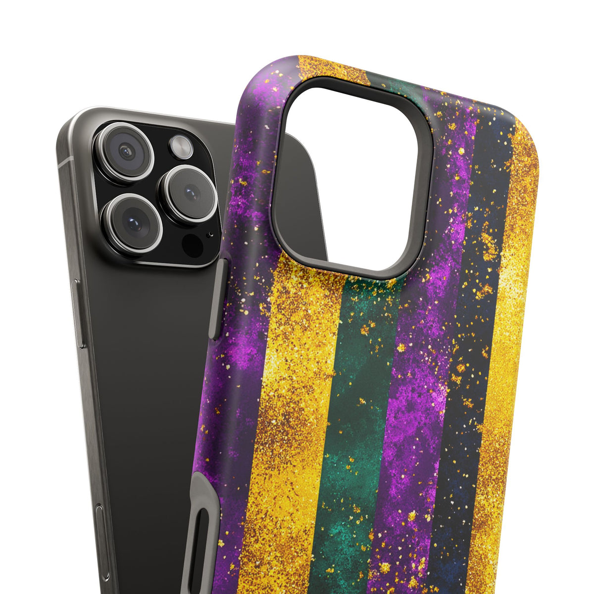 Mardi Gras Stripe - Extreme Impact MagSafe Phone Case