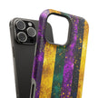 Mardi Gras Stripe - Extreme Impact MagSafe Phone Case