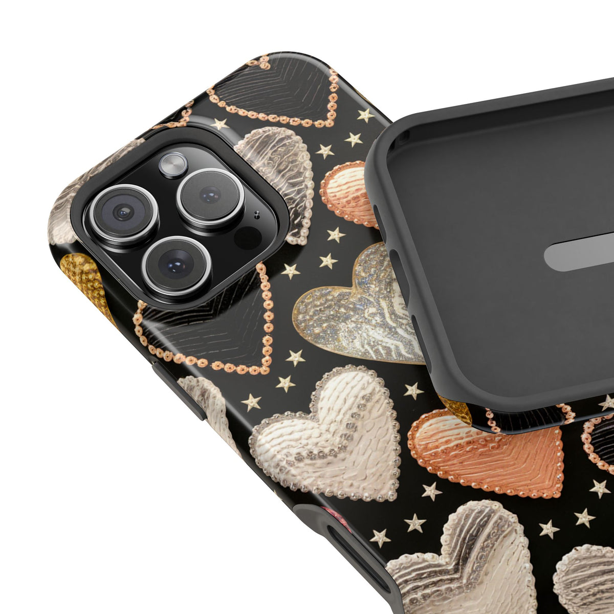 Metallic Heart - Extreme Impact MagSafe Phone Case