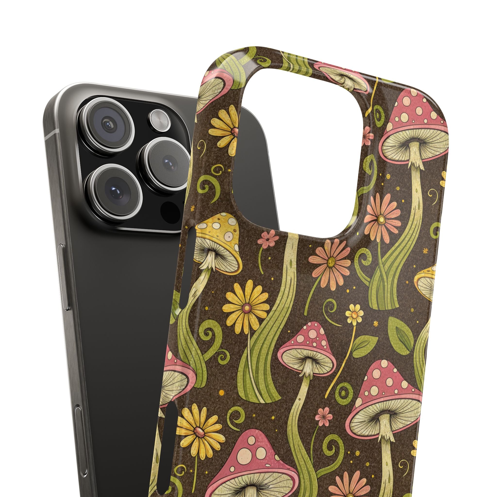 Magic Mushroom - Essential Phone Case – Retro Psychedelic Botanical Design