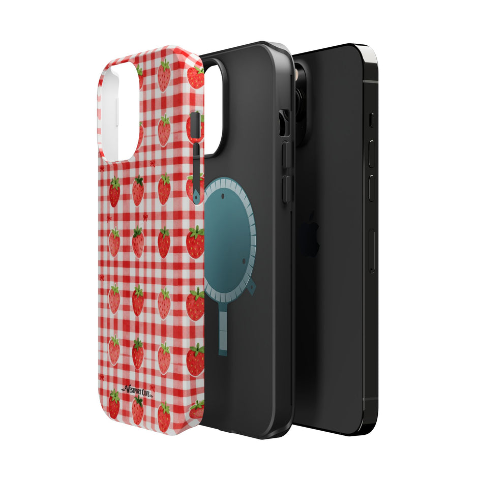 Strawberry Gingham - Extreme MagSafe Phone Case
