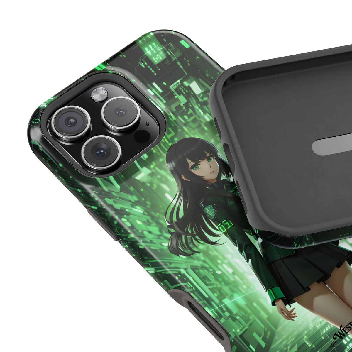 Anime Cybergirl Extreme Impact MagSafe Phone Case
