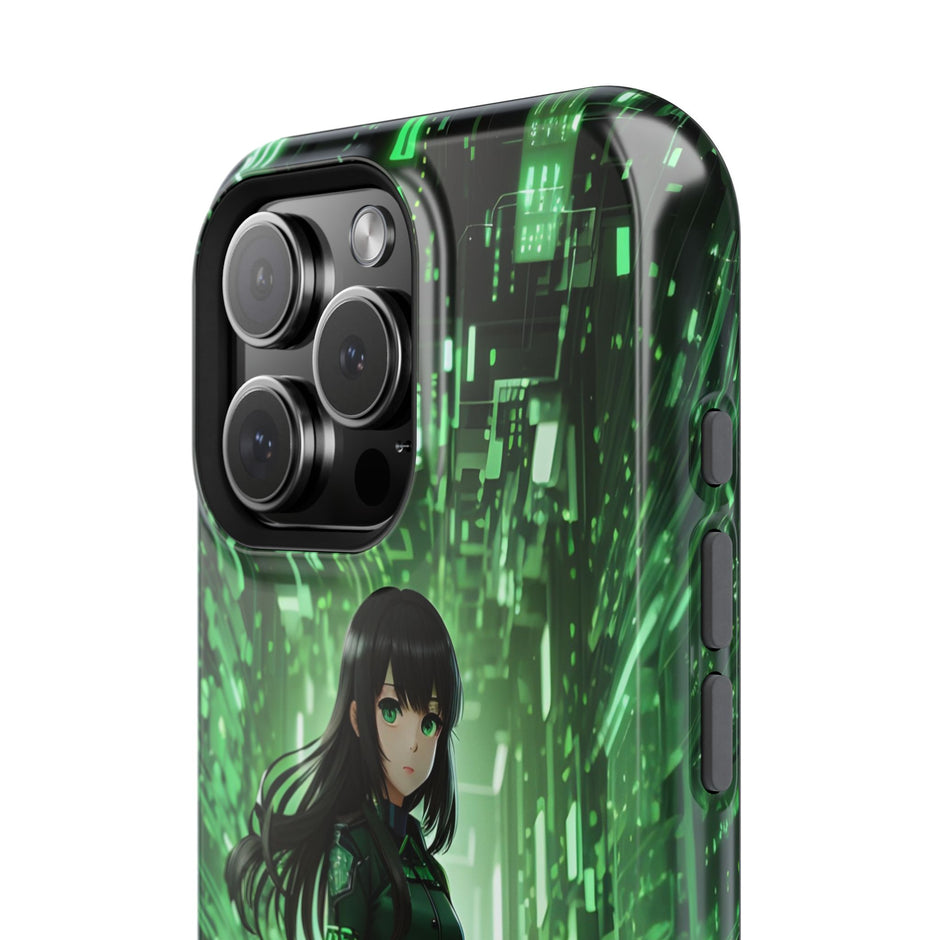 Anime Cybergirl Extreme Impact MagSafe Phone Case