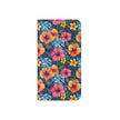 Tropical Hibiscus Flip Phone Case — Floral Wallet Flip Case with Card Slots