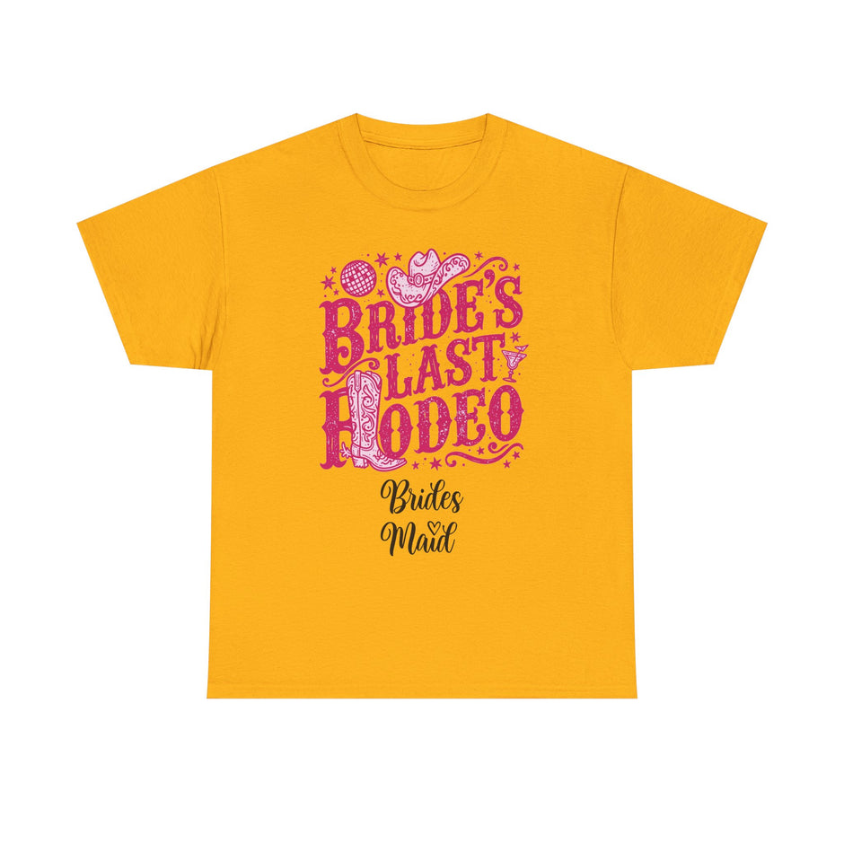 Bride’s Last Rodeo T-Shirt — Bachelorette Bridesmaid Party Western Tee