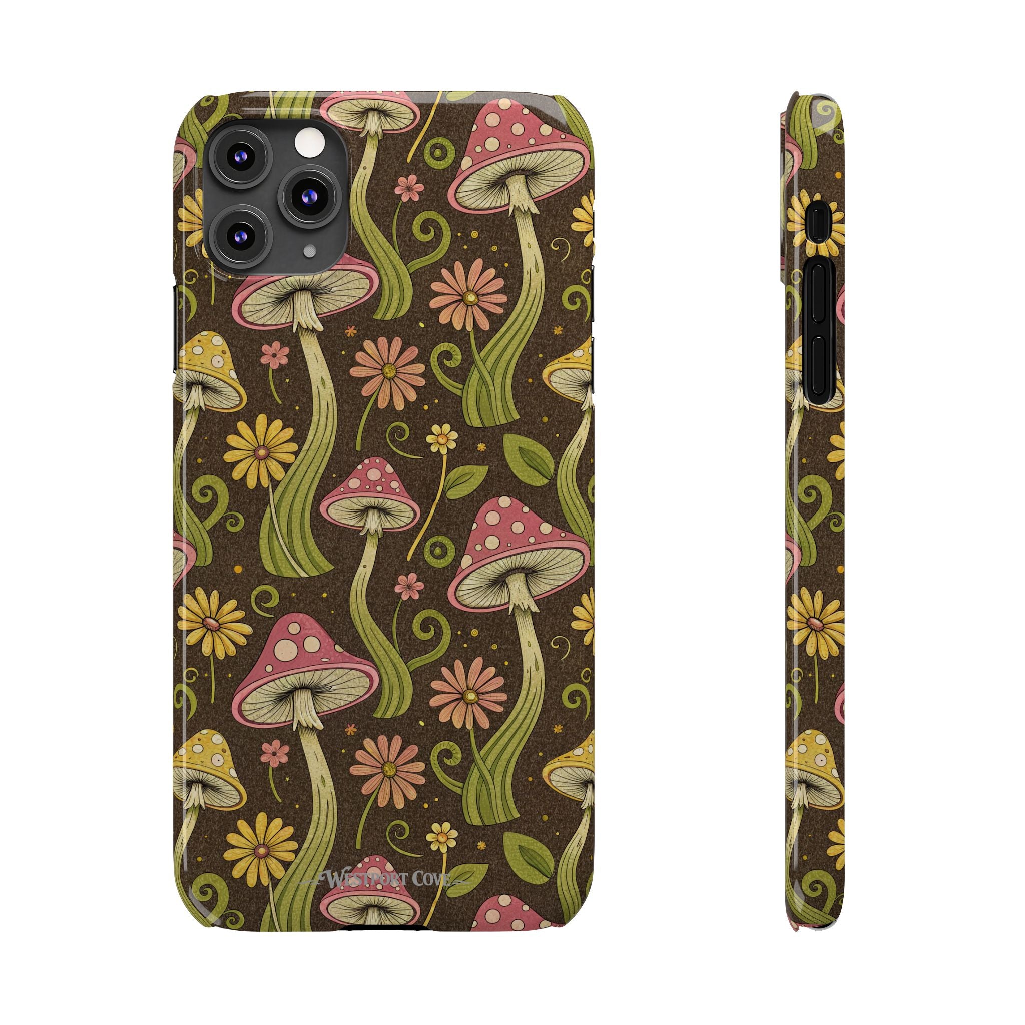 Magic Mushroom - Essential Phone Case – Retro Psychedelic Botanical Design