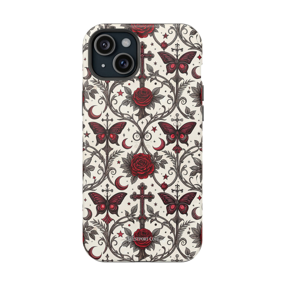 Rose & Butterfly - Extreme MagSafe Phone Case