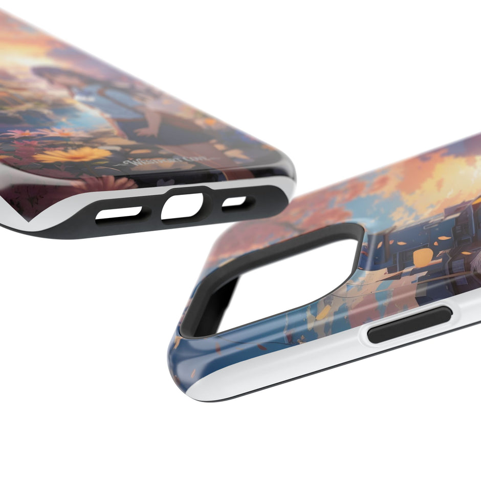 Anime Cherry Blossom Extreme Impact MagSafe Phone Case