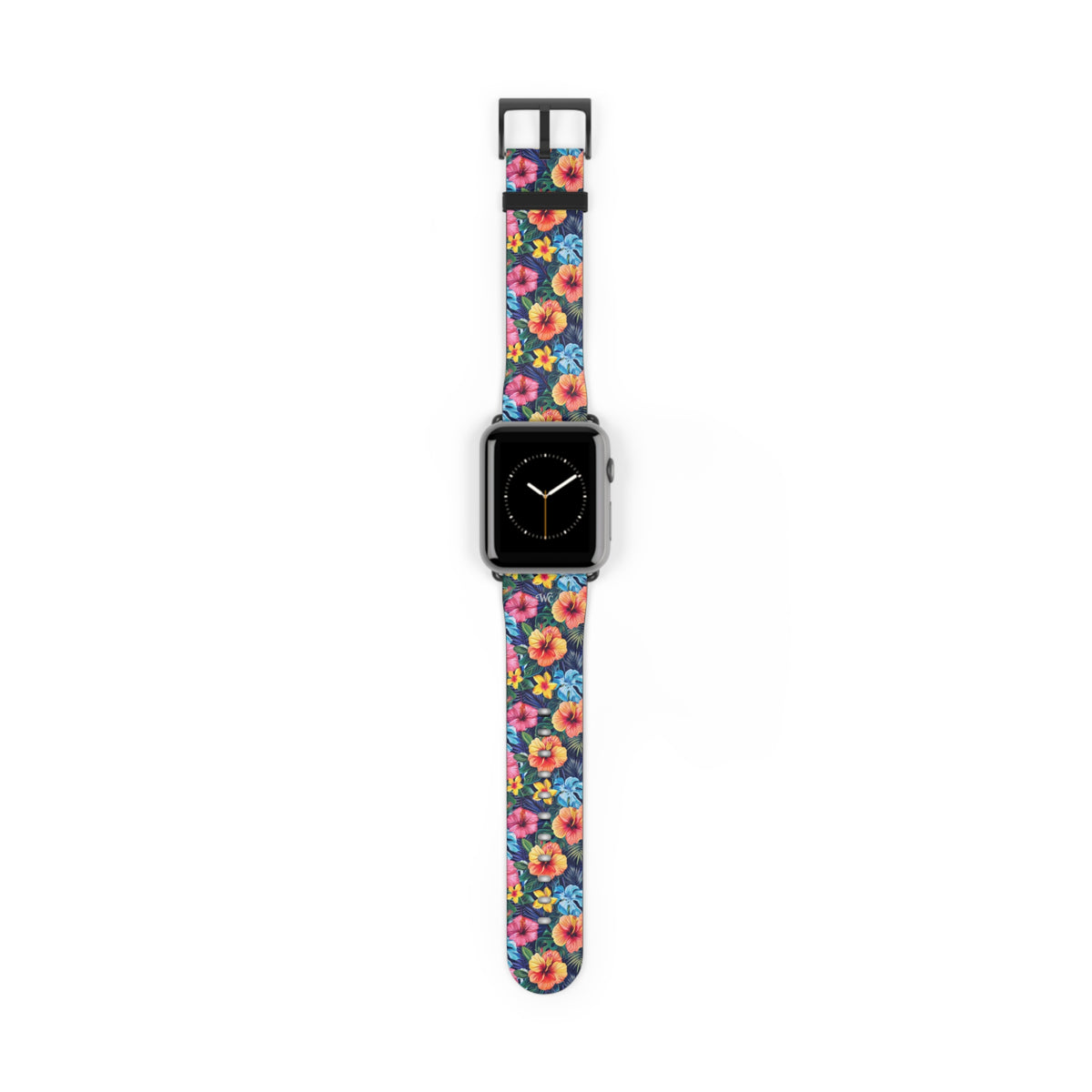 Floral Hibiscus - Apple Watch Band -Colorful Tropical Watch Strap