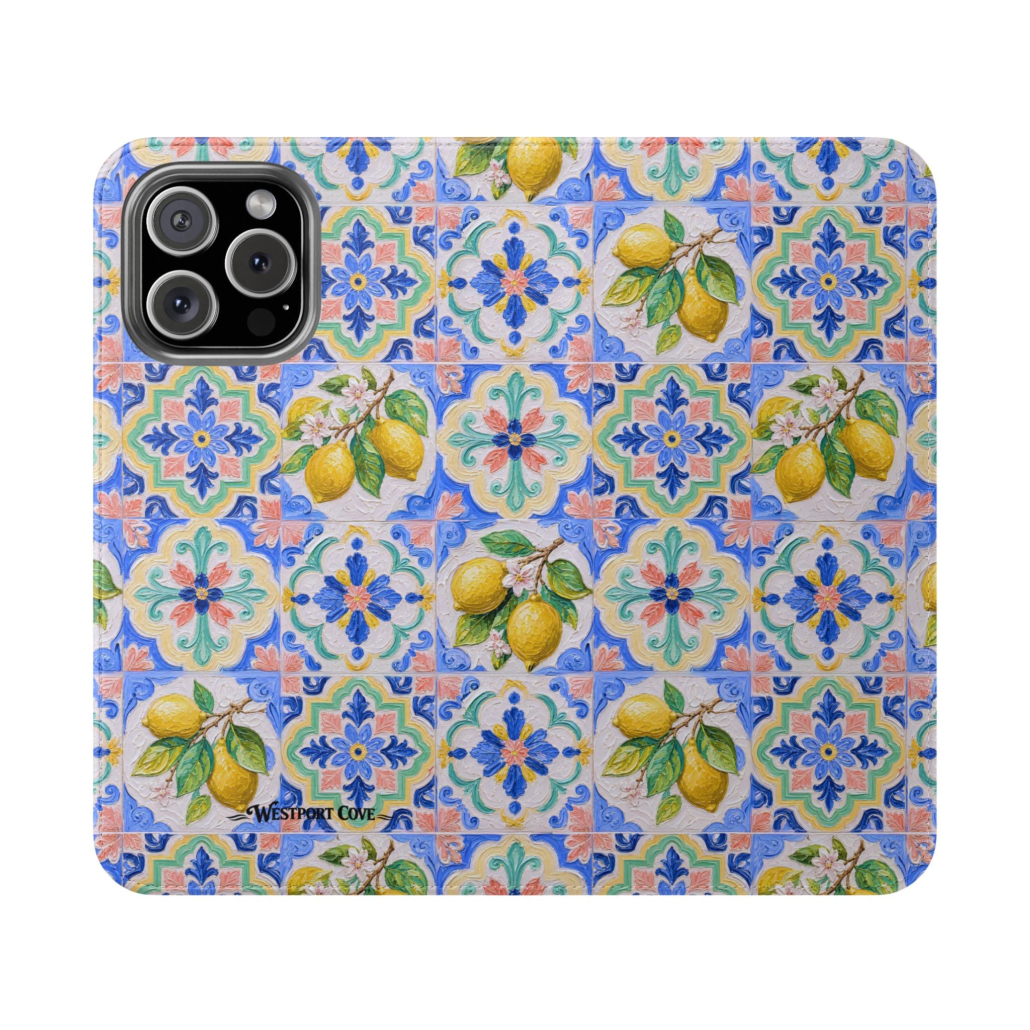 Santorini Lemon - Flip Case