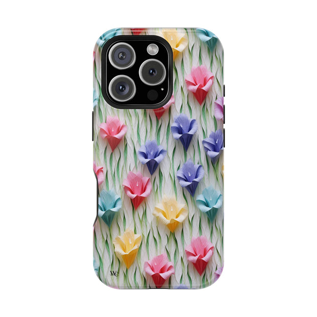 Floral Origami - Extreme Impact MagSafe Phone Case