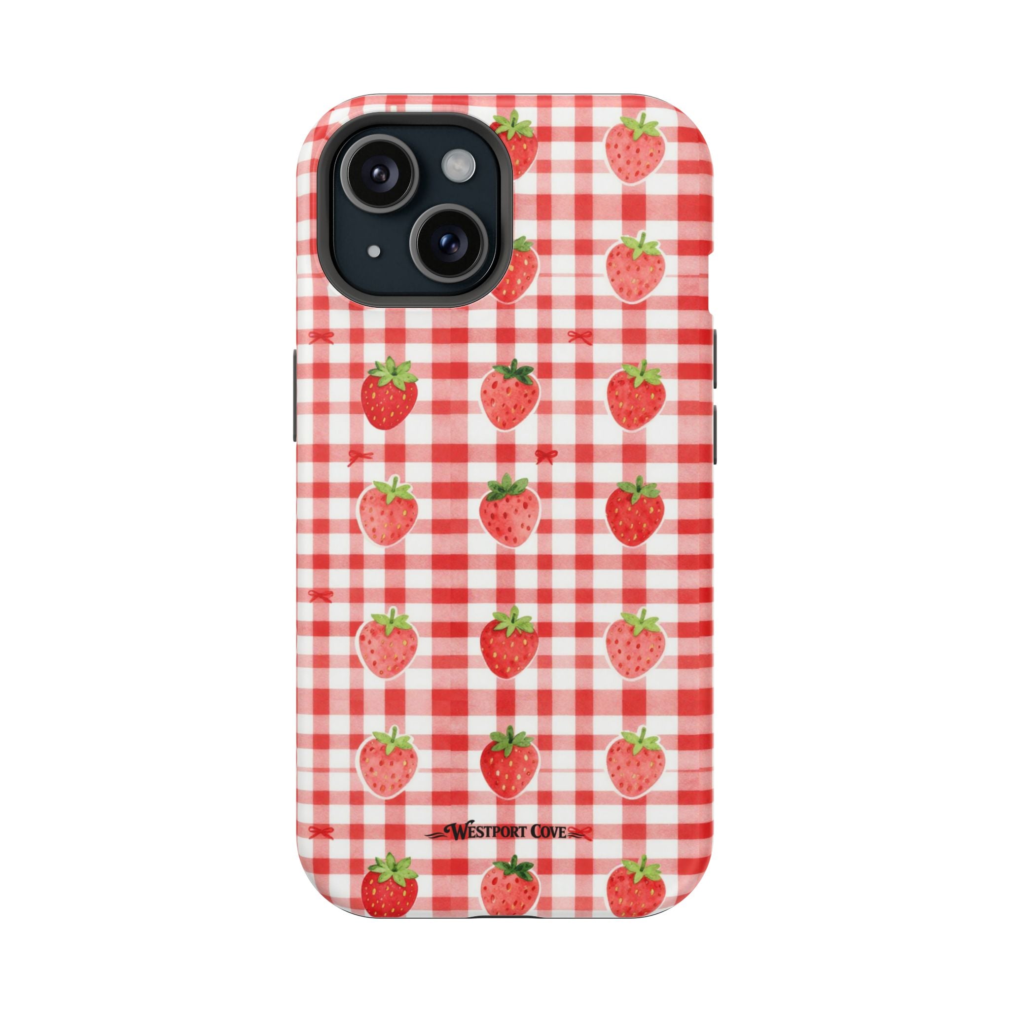 Strawberry Gingham - Extreme MagSafe Phone Case