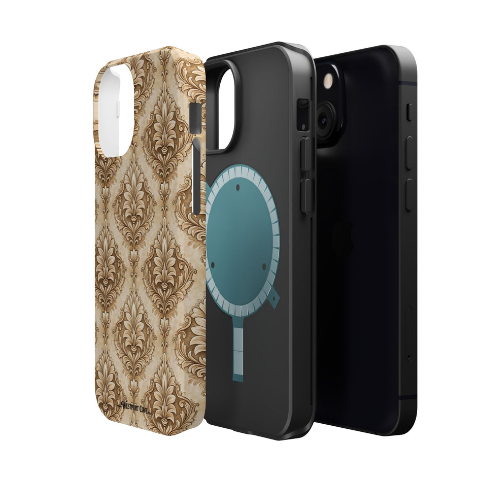 Damask Taupe - Extreme MagSafe Phone Case