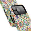 Colorful Concentric Circles Extreme Impact MagSafe Phone Case