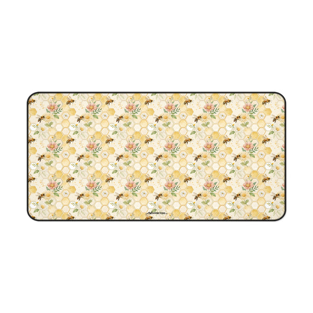 Honeycomb Heaven - Launch Pad Desk Mat - Bee Gaming & Office Mouse Pad