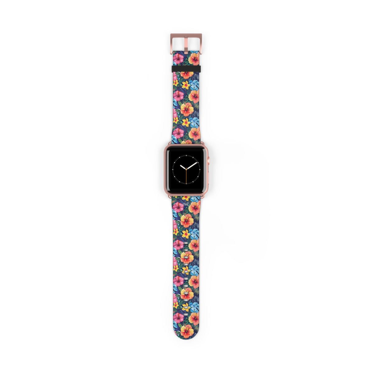Floral Hibiscus - Apple Watch Band -Colorful Tropical Watch Strap