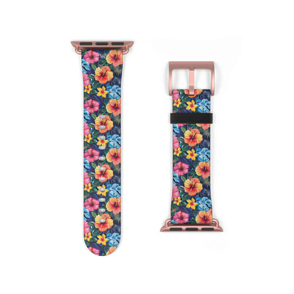 Floral Hibiscus - Apple Watch Band -Colorful Tropical Watch Strap