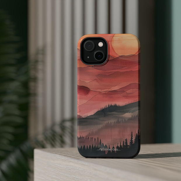 Sunset Mountain - Extreme MagSafe Phone Case