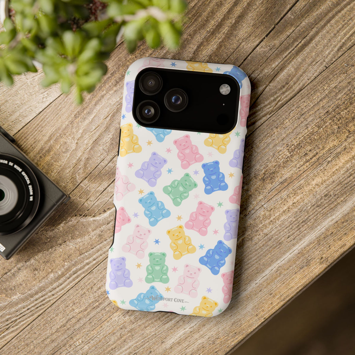 Pastel Gummy Bear Pattern Extreme Impact MagSafe Phone Case