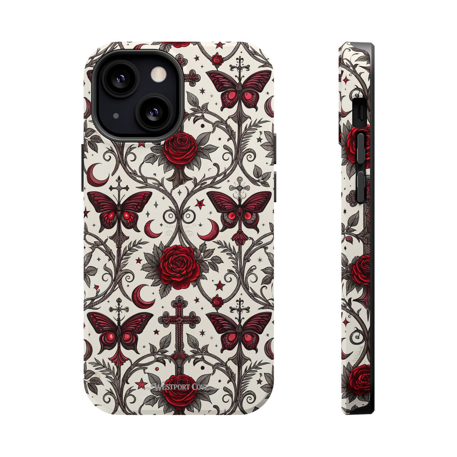 Rose & Butterfly - Extreme MagSafe Phone Case