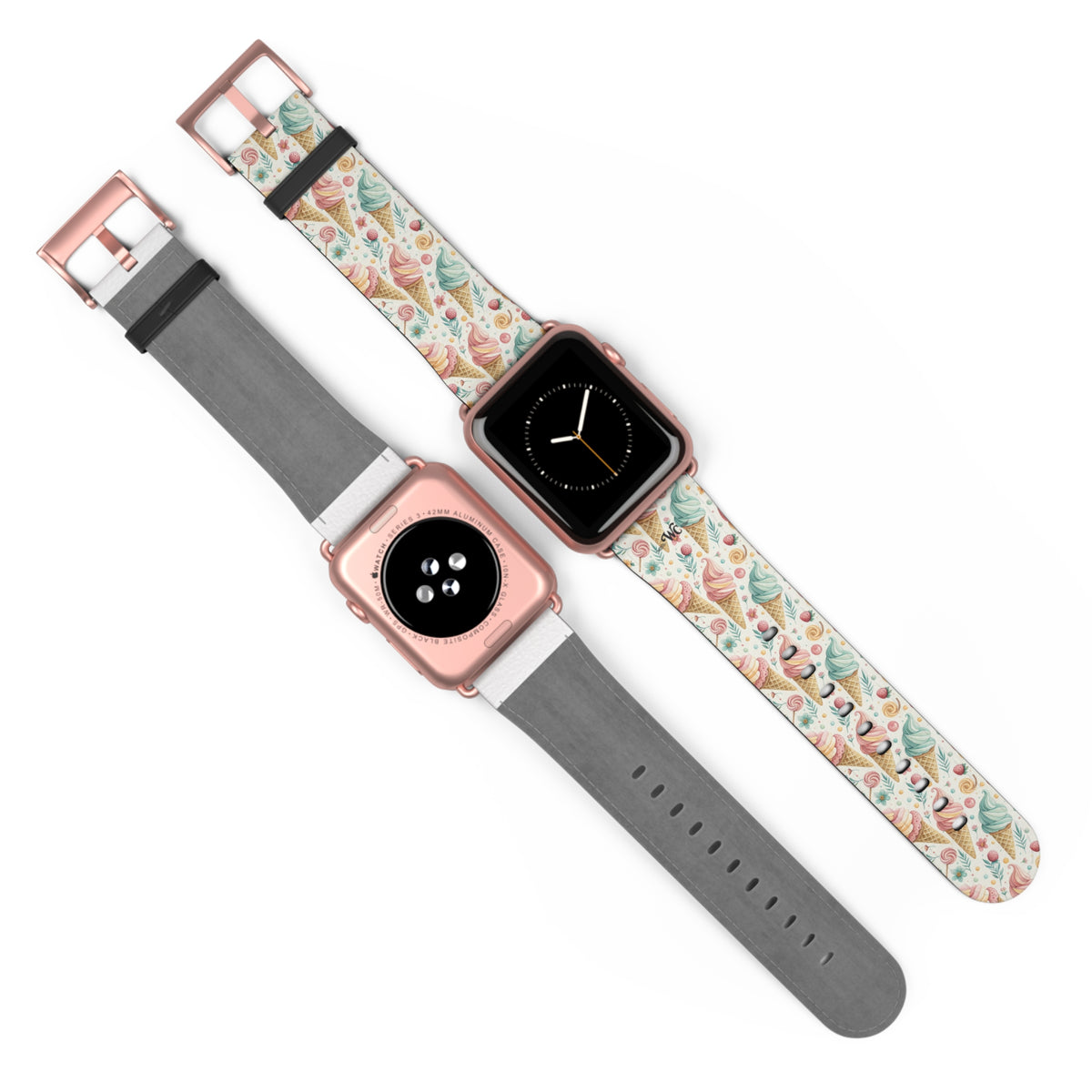 Only In Dreams - Apple Watch Band– Beachy Ice Cream Pattern Strap