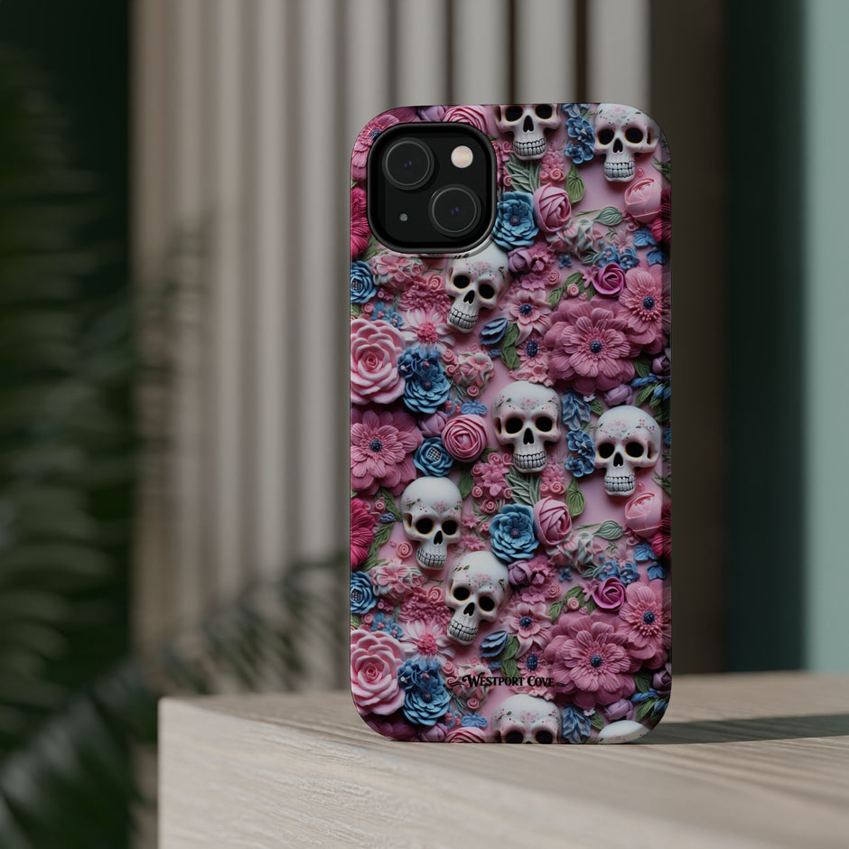 Floral Skull - Extreme MagSafe Phone Case