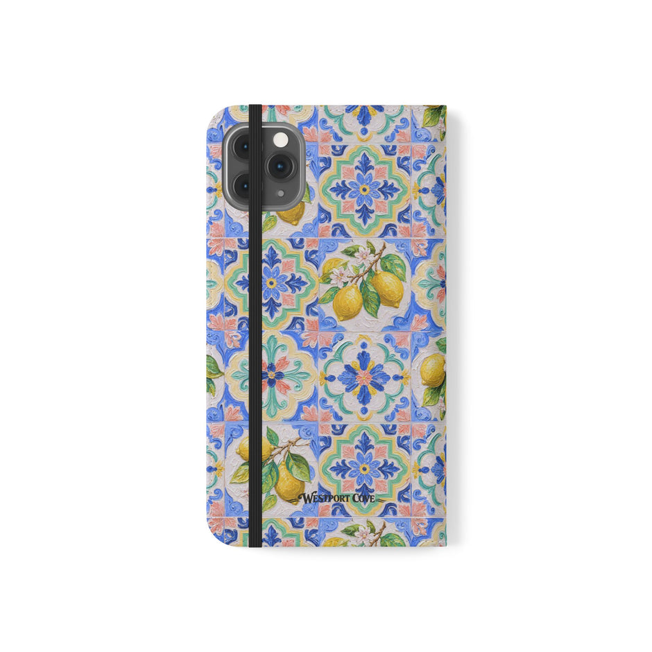 Santorini Lemon - Flip Case