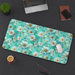 The Blue Daisy Meadow Desk Mat