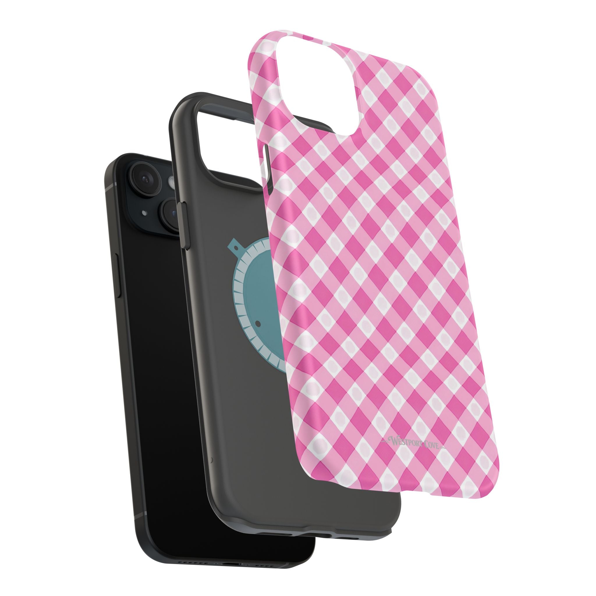 Pink Gingham - Extreme Phone Case
