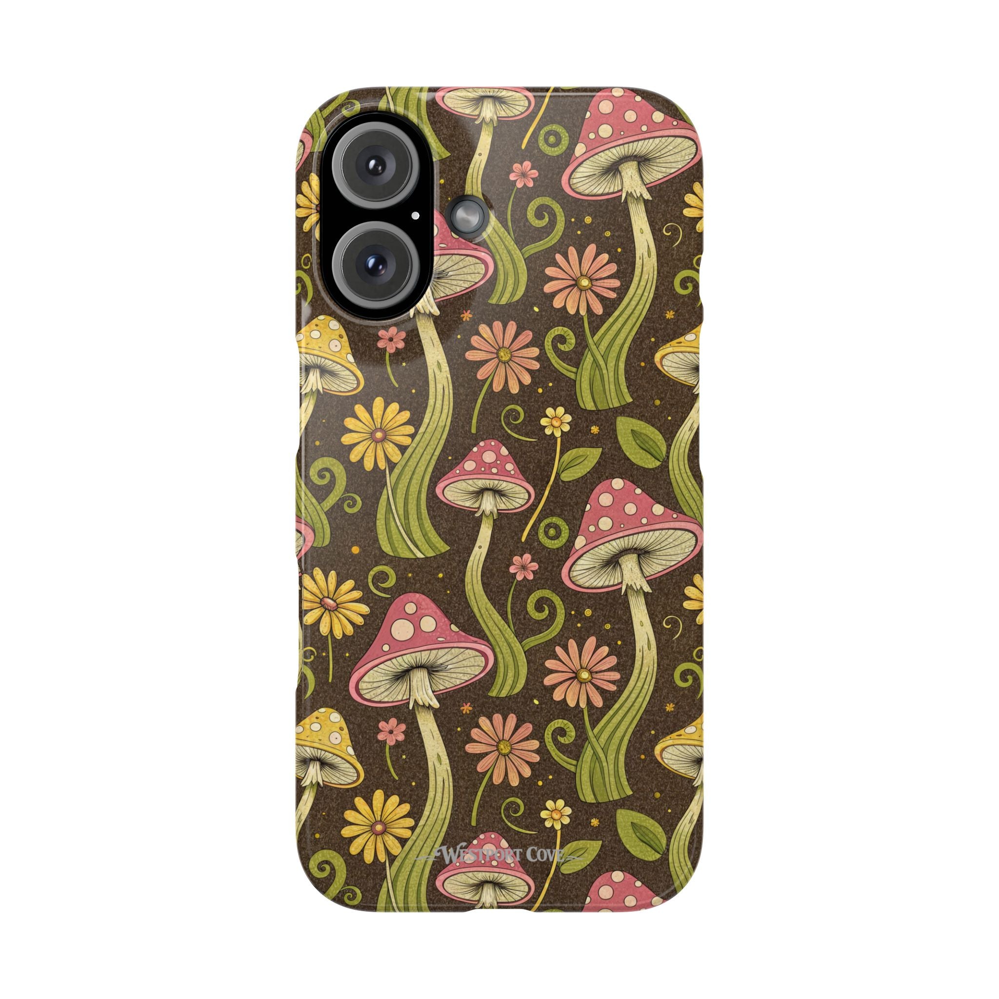 Magic Mushroom - Essential Phone Case – Retro Psychedelic Botanical Design
