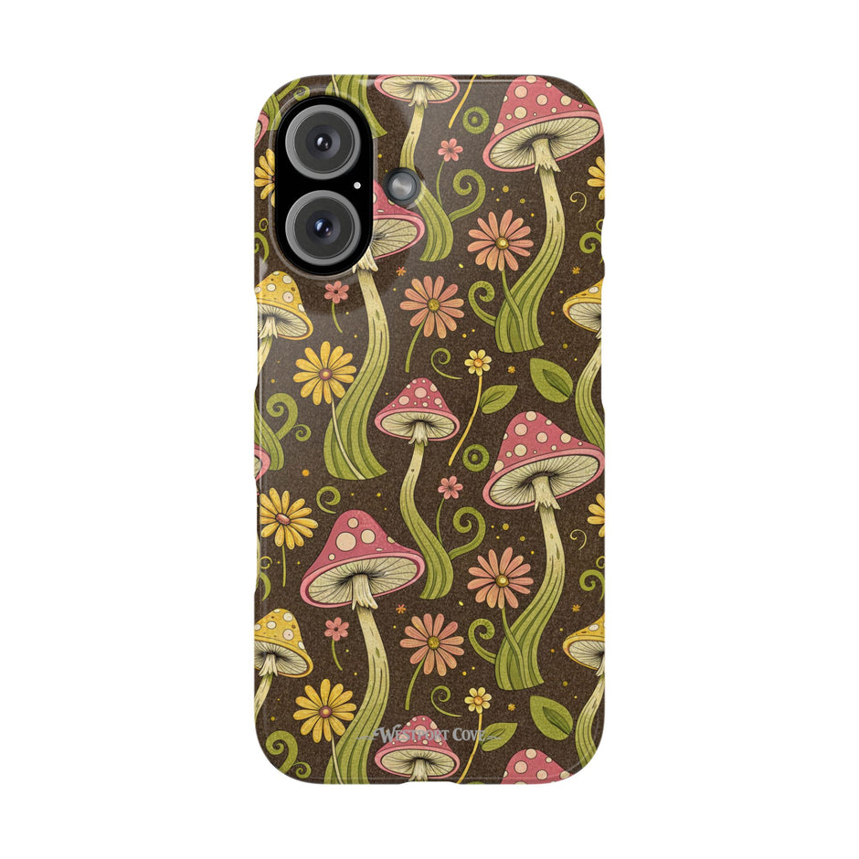 Magic Mushroom - Essential Phone Case – Retro Psychedelic Botanical Design