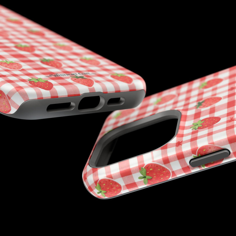 Strawberry Gingham - Extreme MagSafe Phone Case
