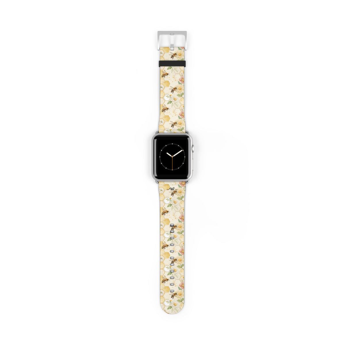 Honeycomb Heaven - Honeybee Apple Watch Band— Bee & Honeycomb Pattern Apple Watch Strap