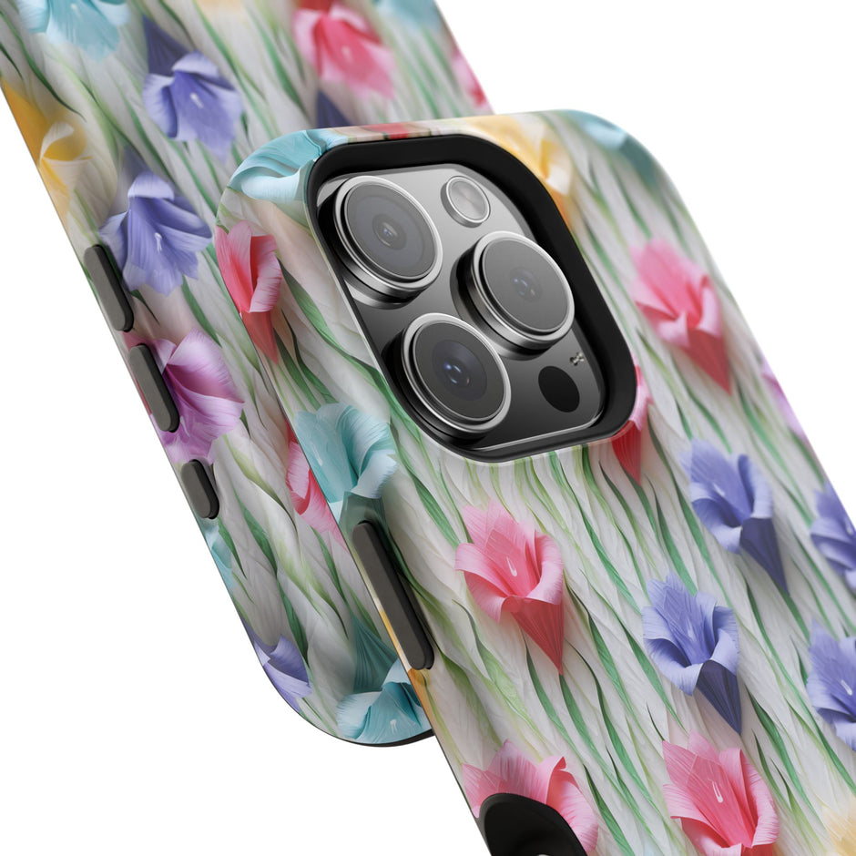 Floral Origami - Extreme Impact MagSafe Phone Case