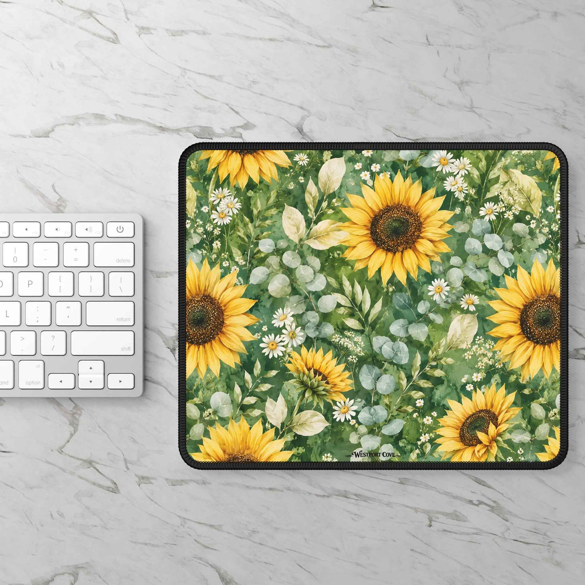 Sunflower Garden - Non-Slip Mouse Pad
