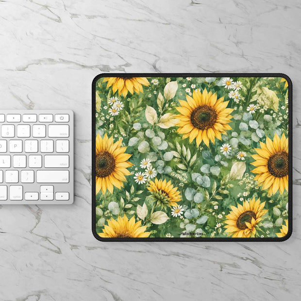 Sunflower Garden - Non-Slip Mouse Pad