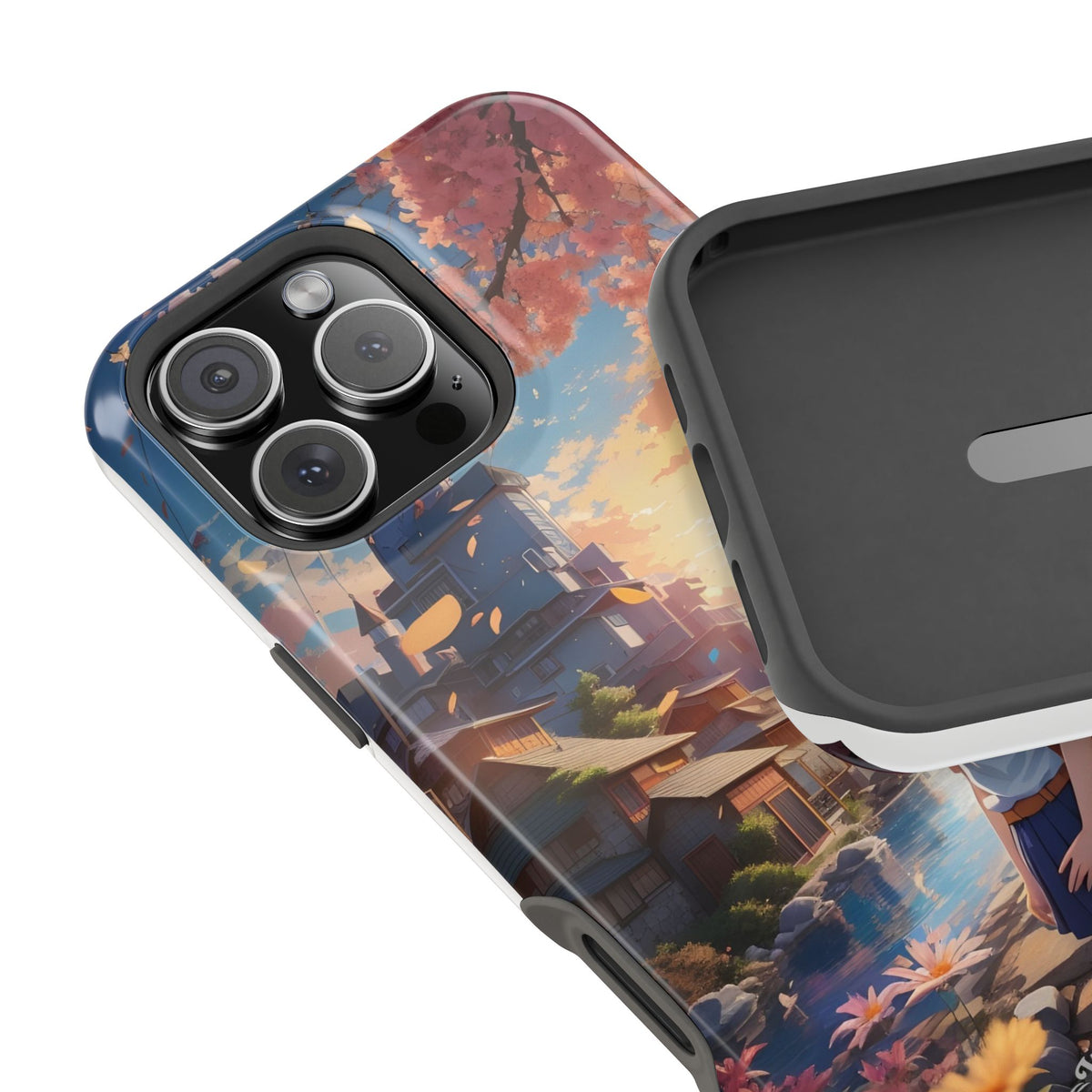 Anime Cherry Blossom Extreme Impact MagSafe Phone Case