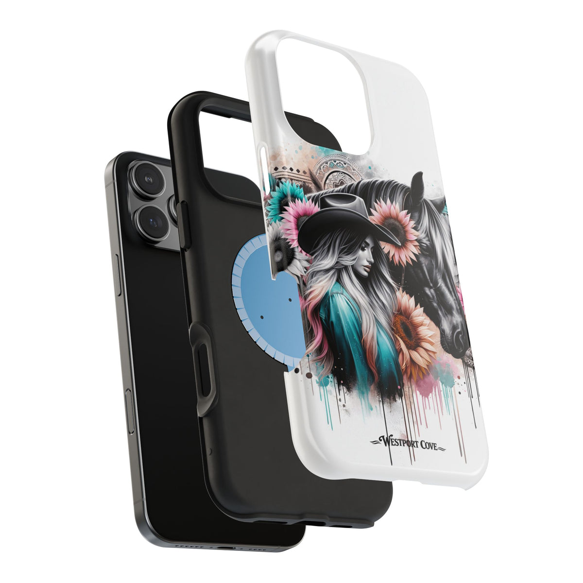 Horse & Cowgirl - Extreme Impact MagSafe Phone Case